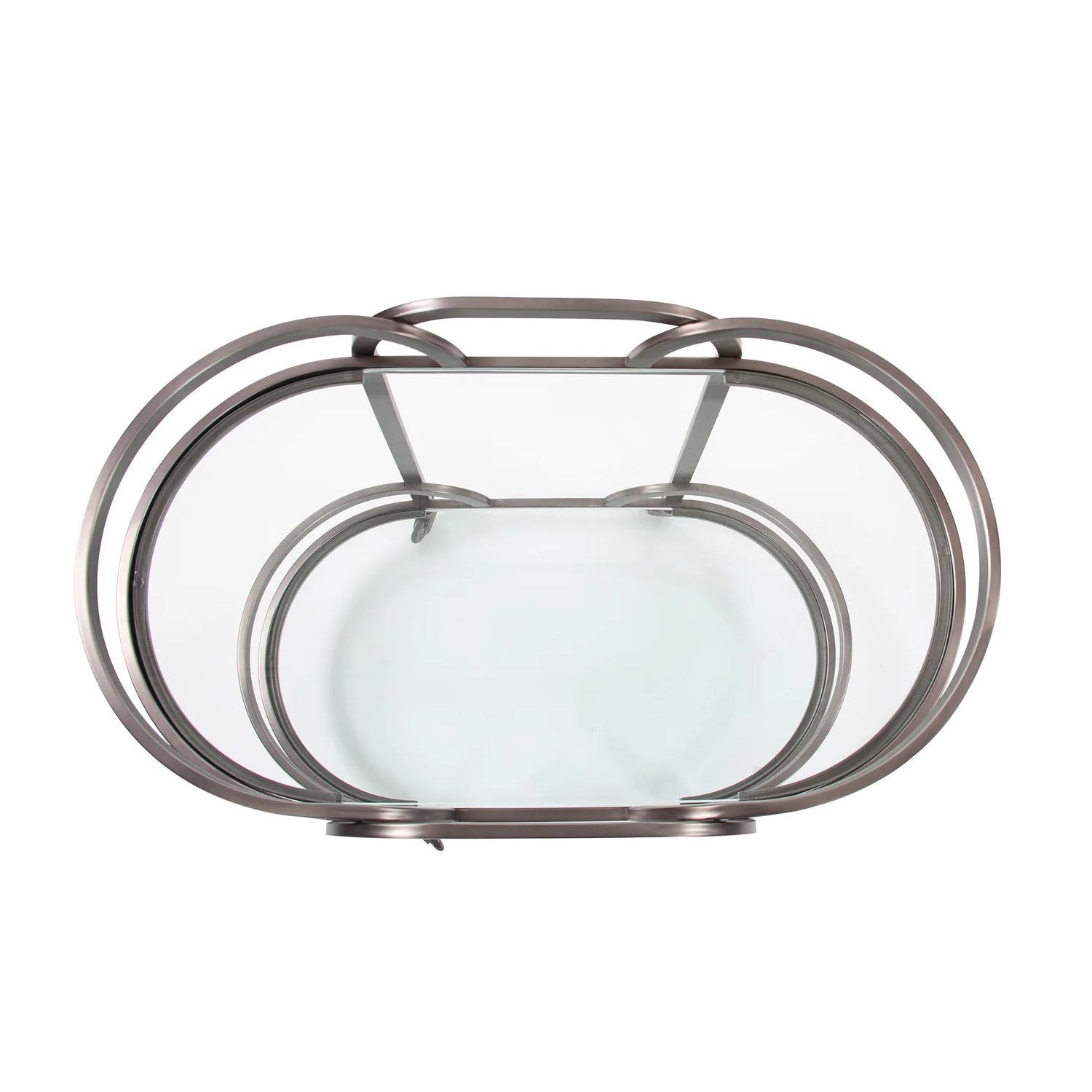 Black Nickel Stainless Steel Bar Cart