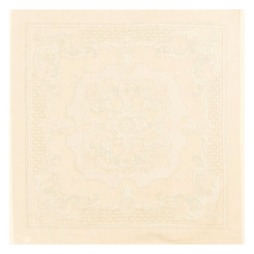 Garnier Thiebaut Beauregard Ivoryjacquard Napkin Set Of 4