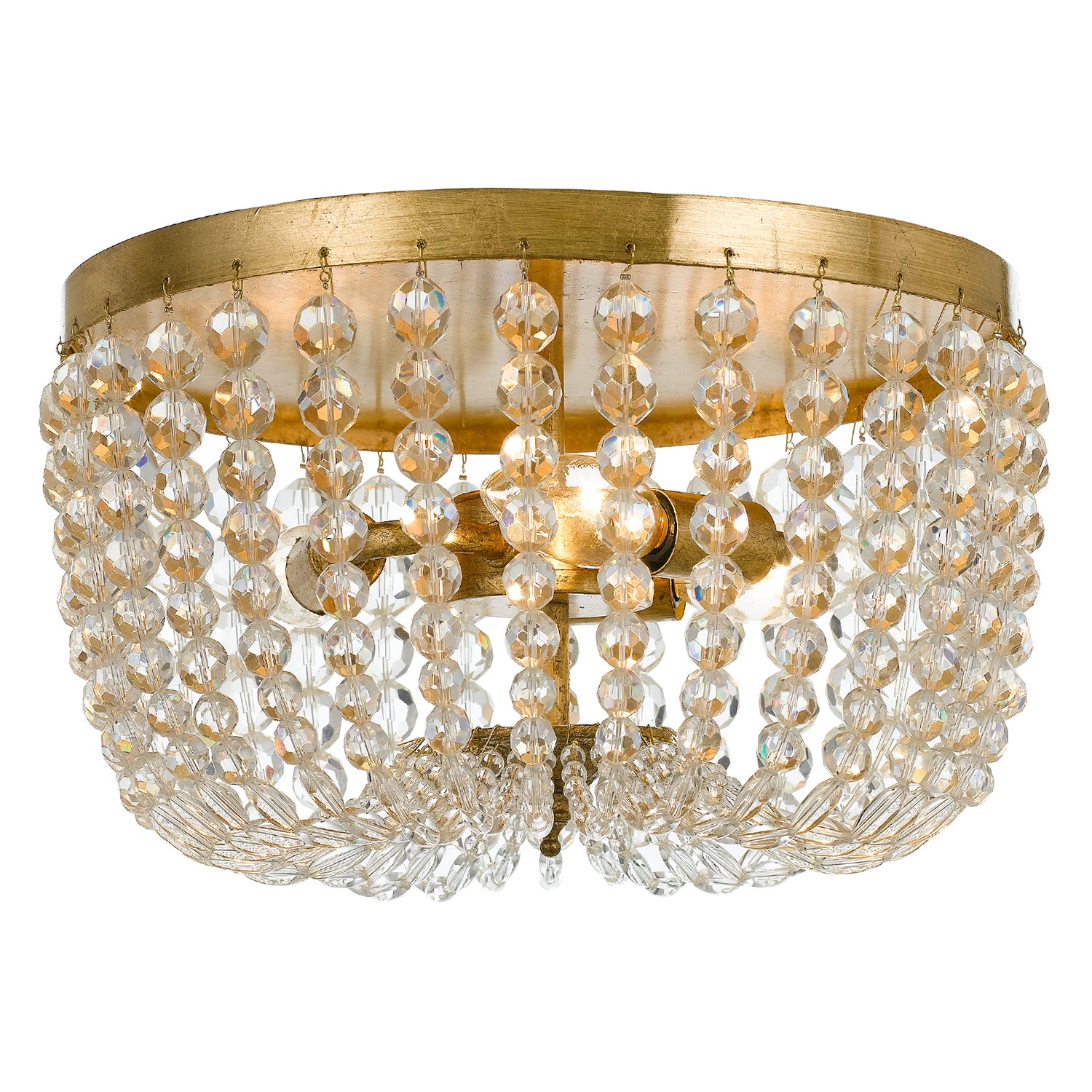 Crystorama Rylee 3-Light Flush Ceiling Mount
