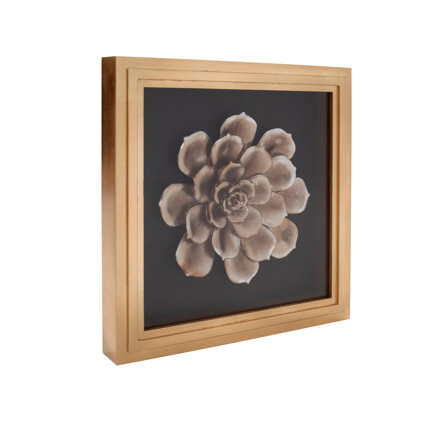 Flower Camellia Wood Framed Wall Art