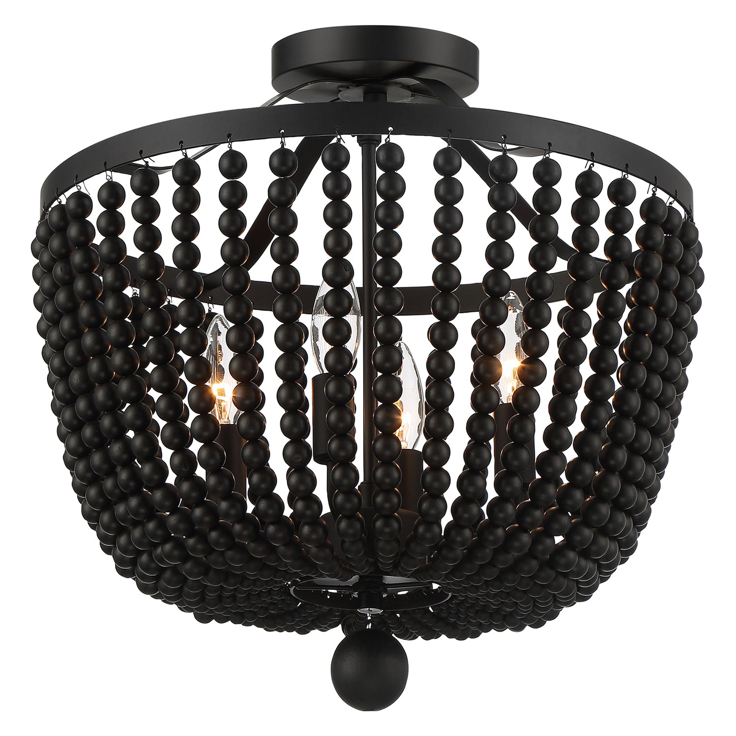 Crystorama Rylee 4-Light Semi-Flush Ceiling Mount