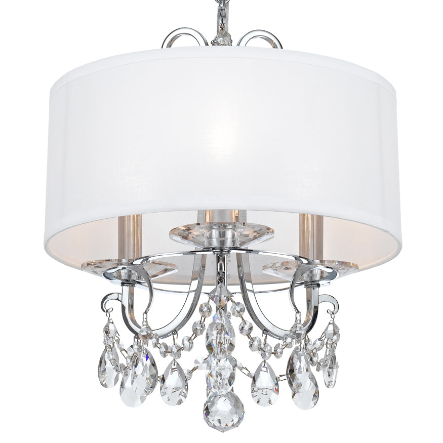 Crystorama Othello 3-Light Shade Mini Chandelier
