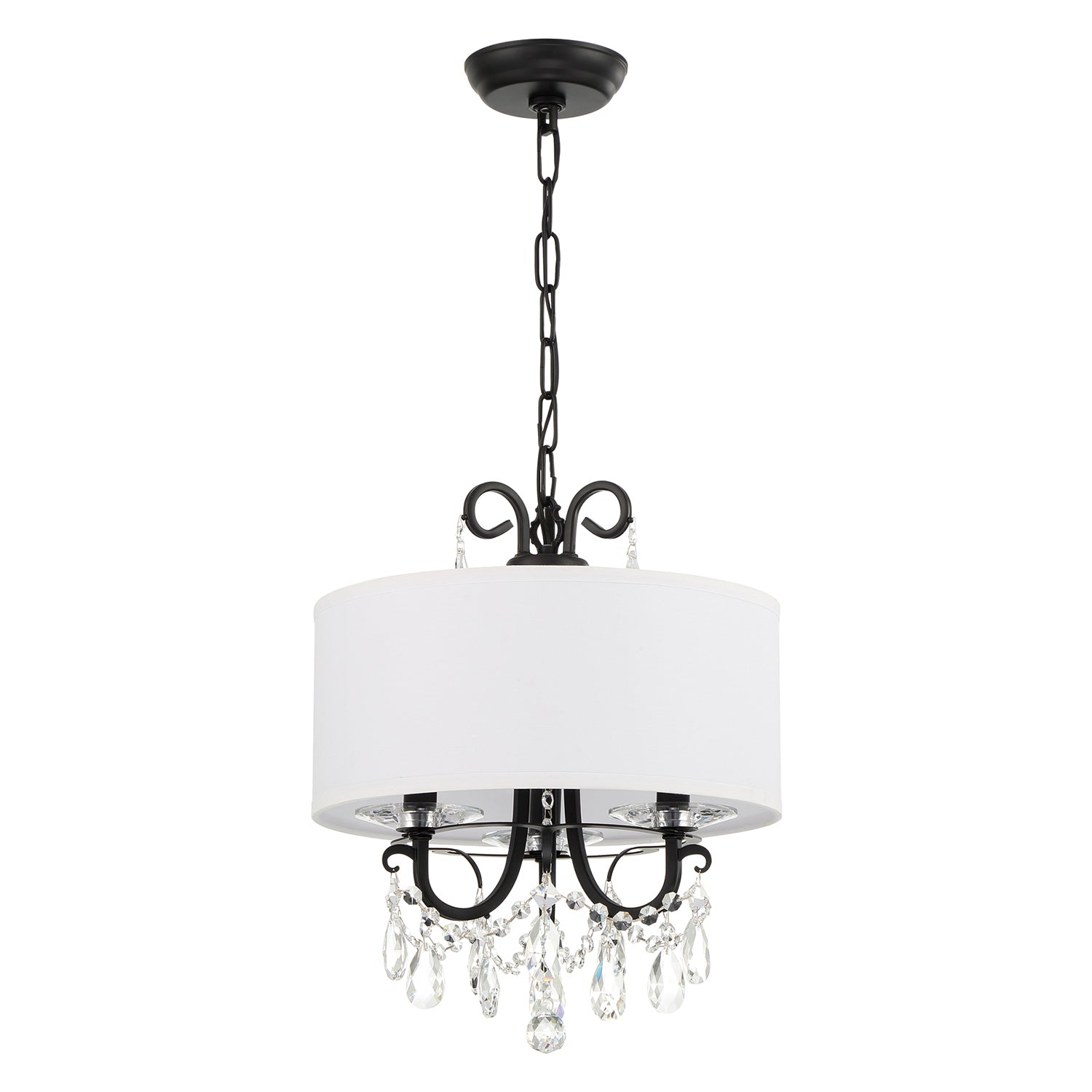 Crystorama Othello 3-Light Shade Mini Chandelier
