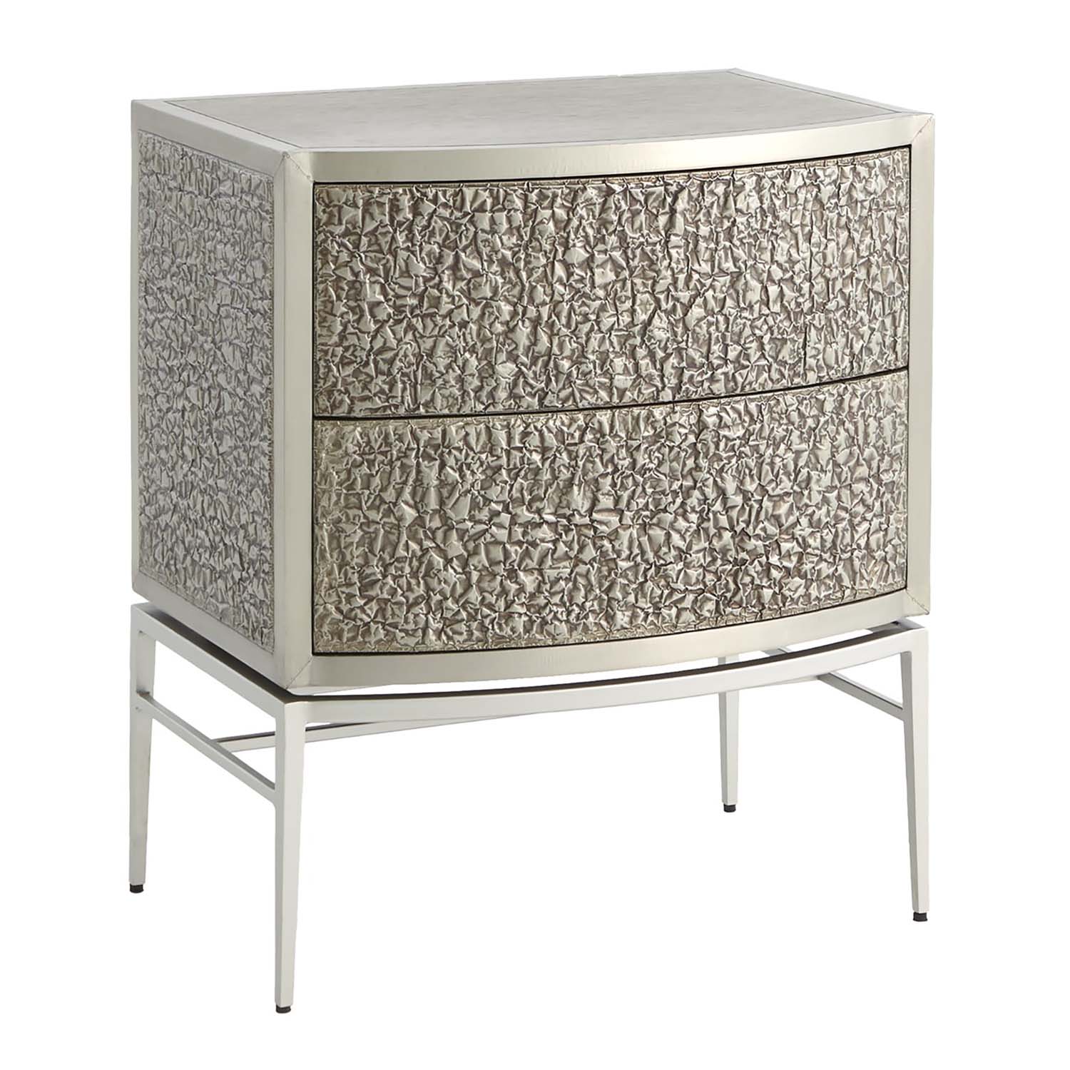 Global Views Crinkle Bedside Chest