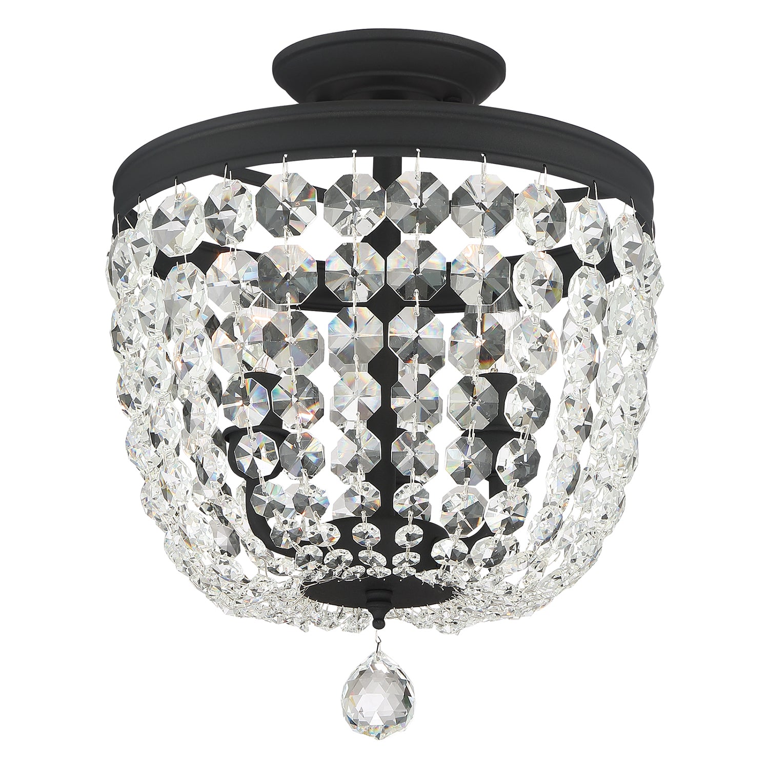 Crystorama Archer Semi Flush Ceiling Mount