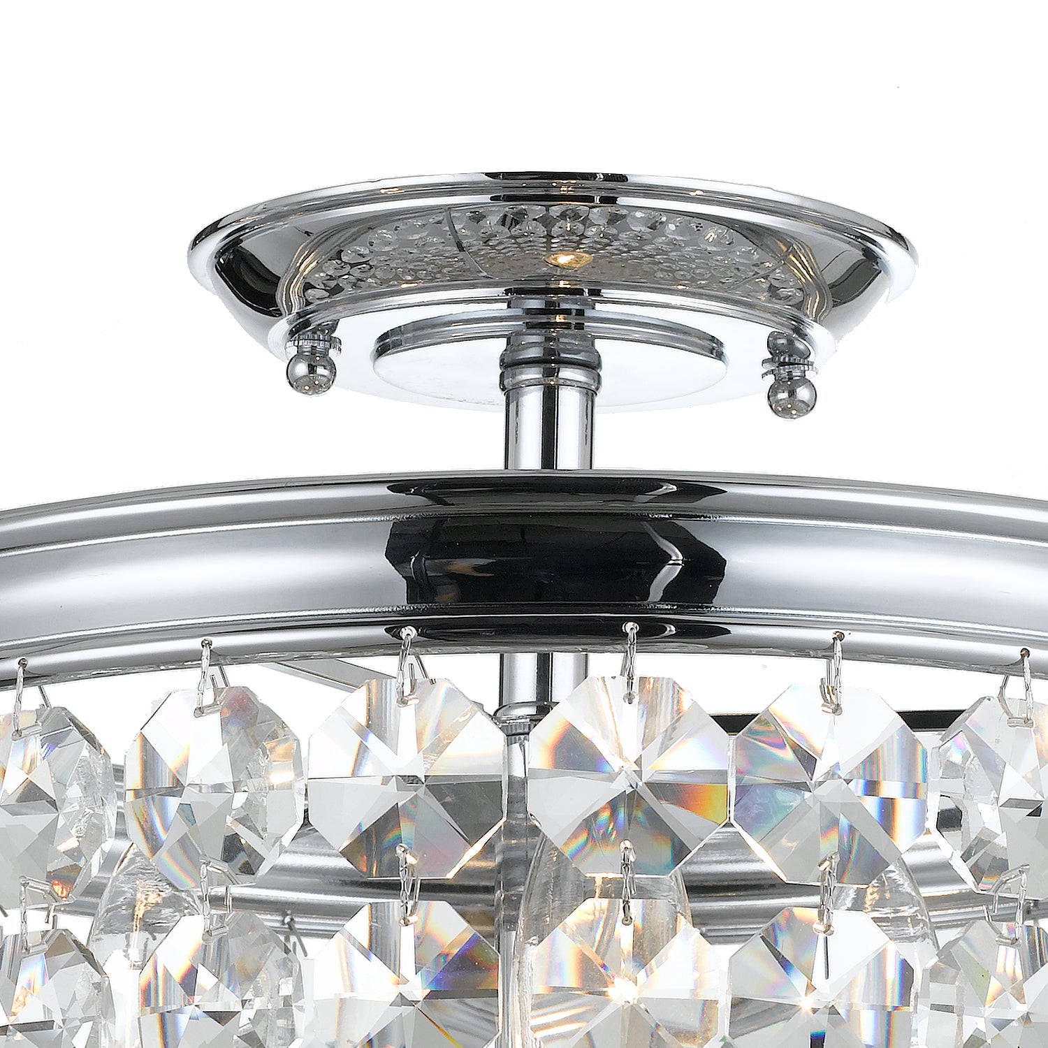 Crystorama Archer Semi Flush Ceiling Mount