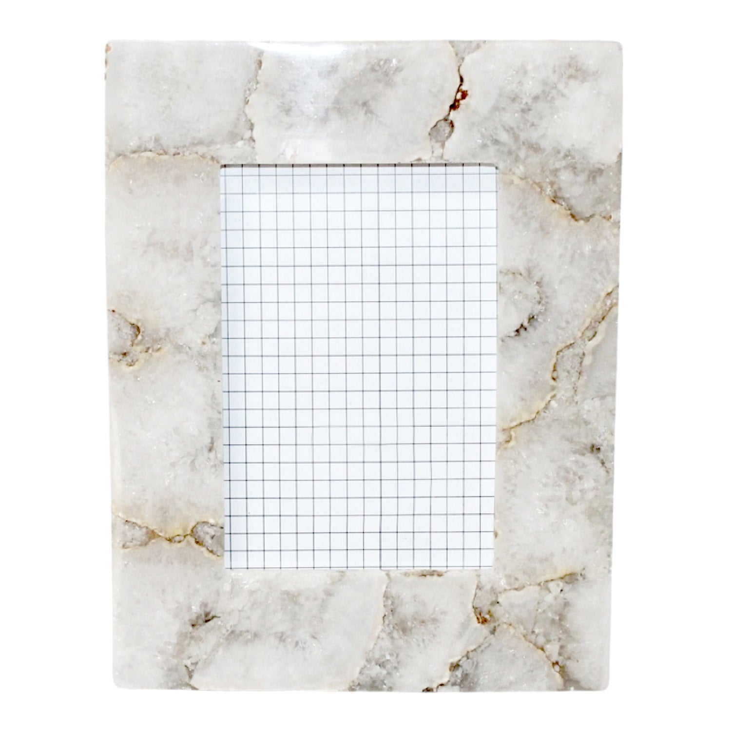 Desmond White Agate Picture Frame