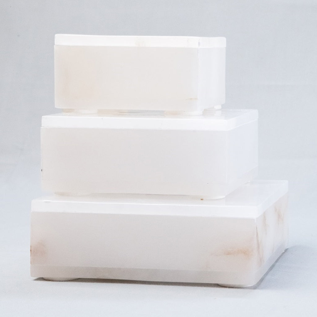 Crowell Alabaster Square Box