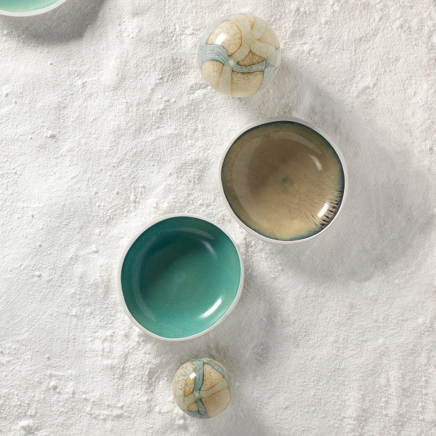 Jamie Young Cosmos Glass Orb Set of 2