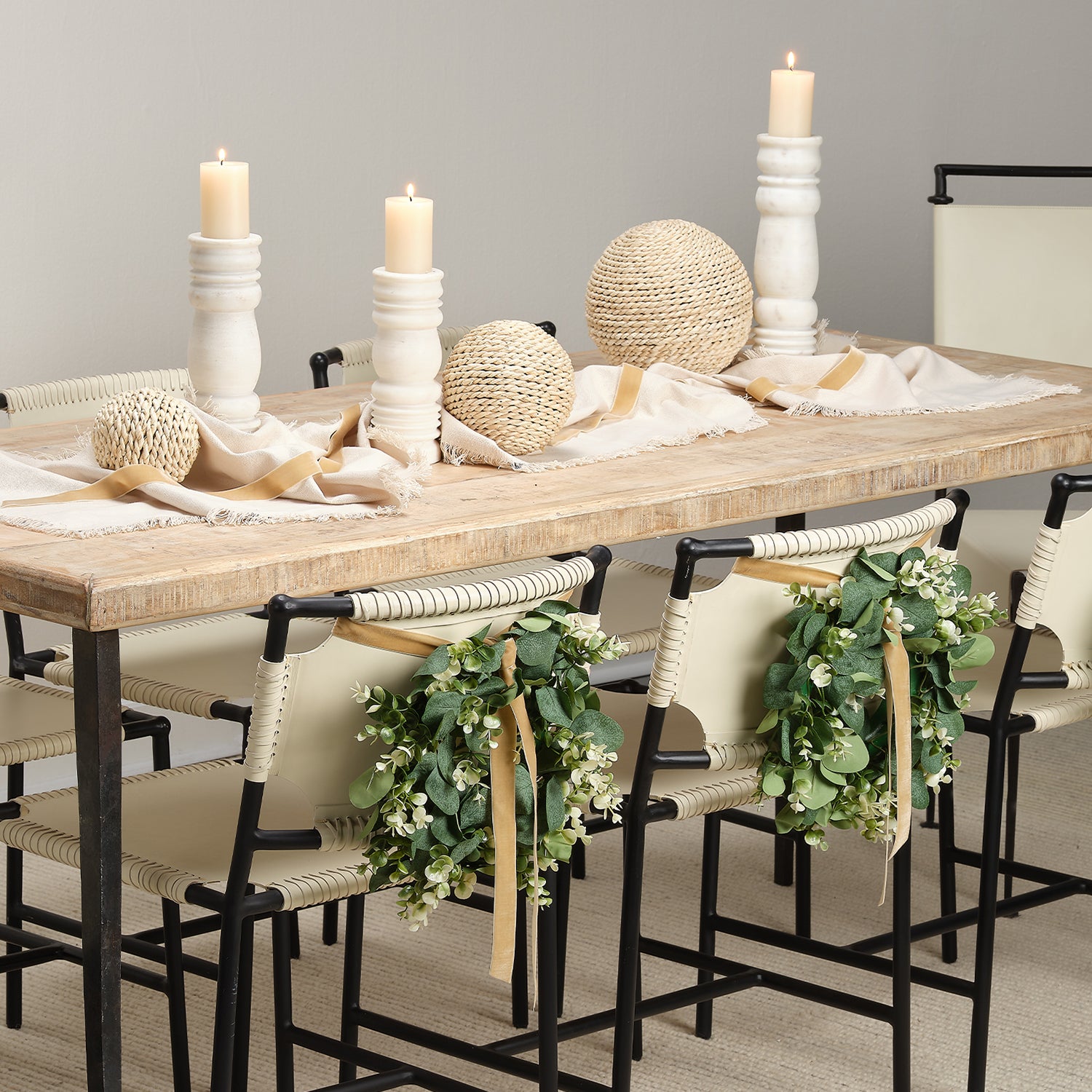 Jamie Young Monument Candlestick Set of 3