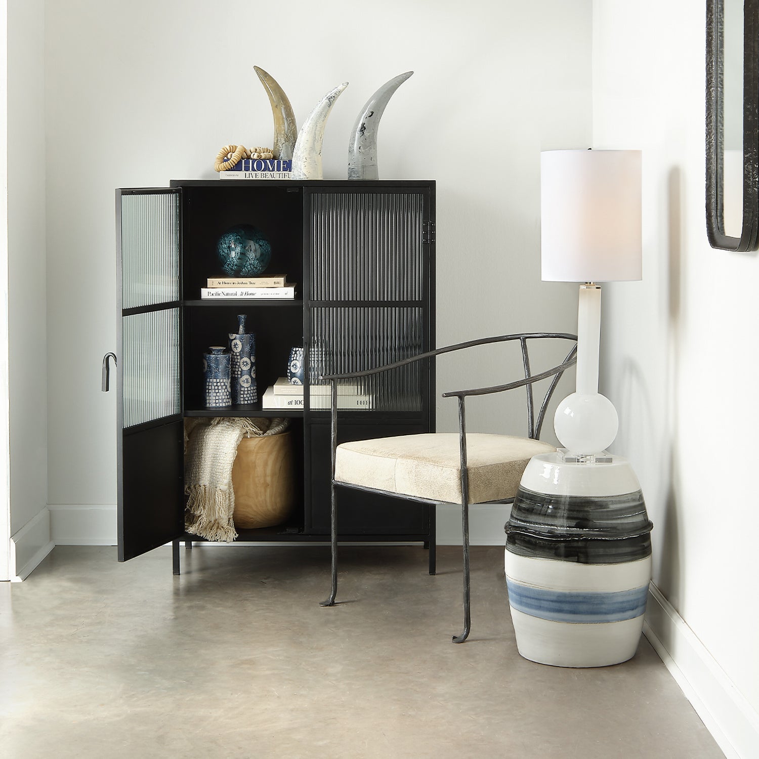 Jamie Young Varigated Horn Decorative Object Set of 3