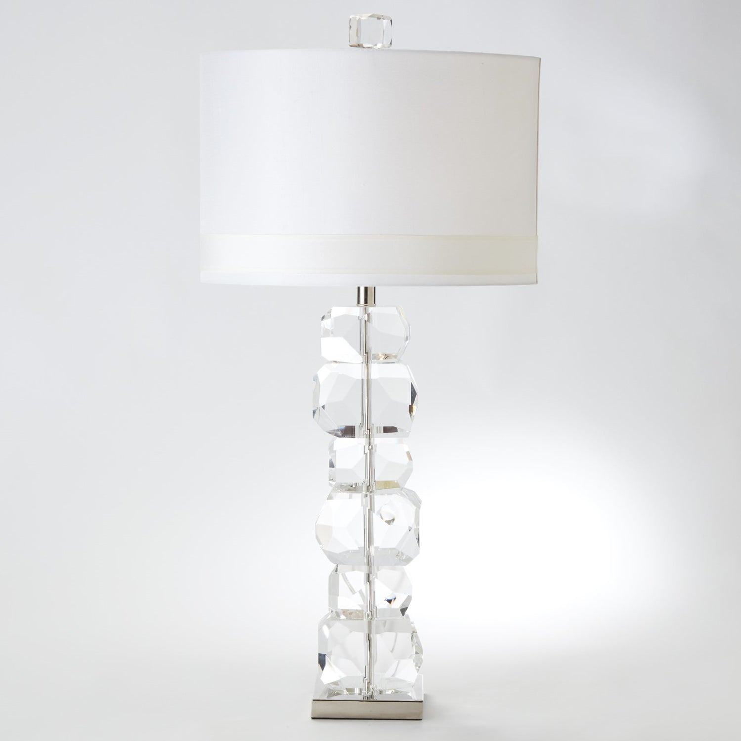 Global Views Stacked Gemstone Table Lamp
