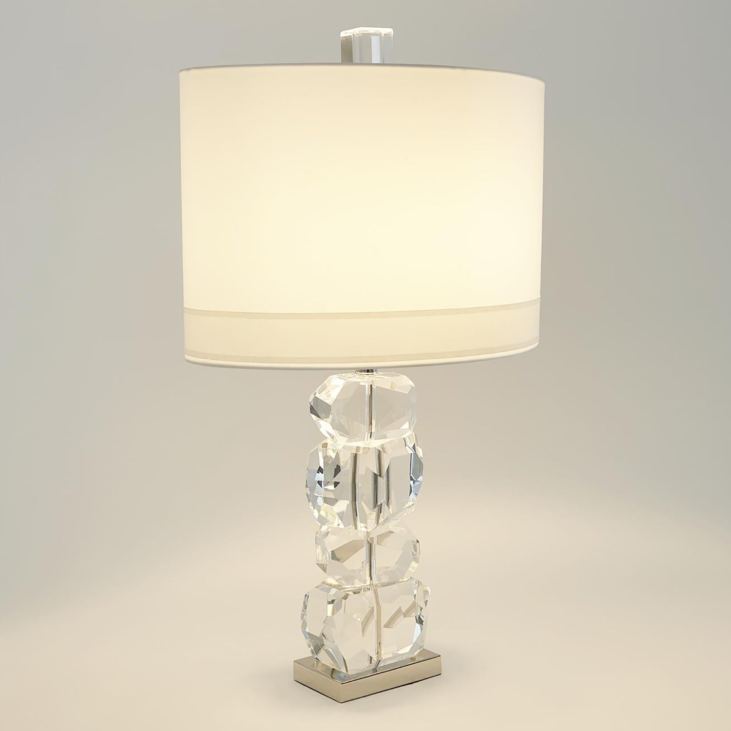 Global Views Stacked Gemstone Table Lamp