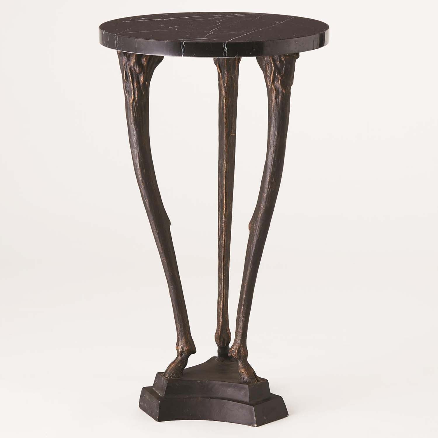 Global Views Fawn Leg Side Table