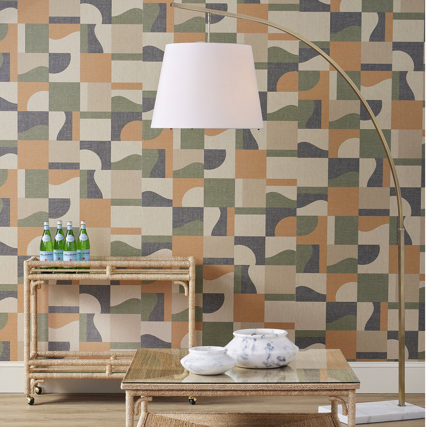 Currey & Co Cloister Floor Lamp Large