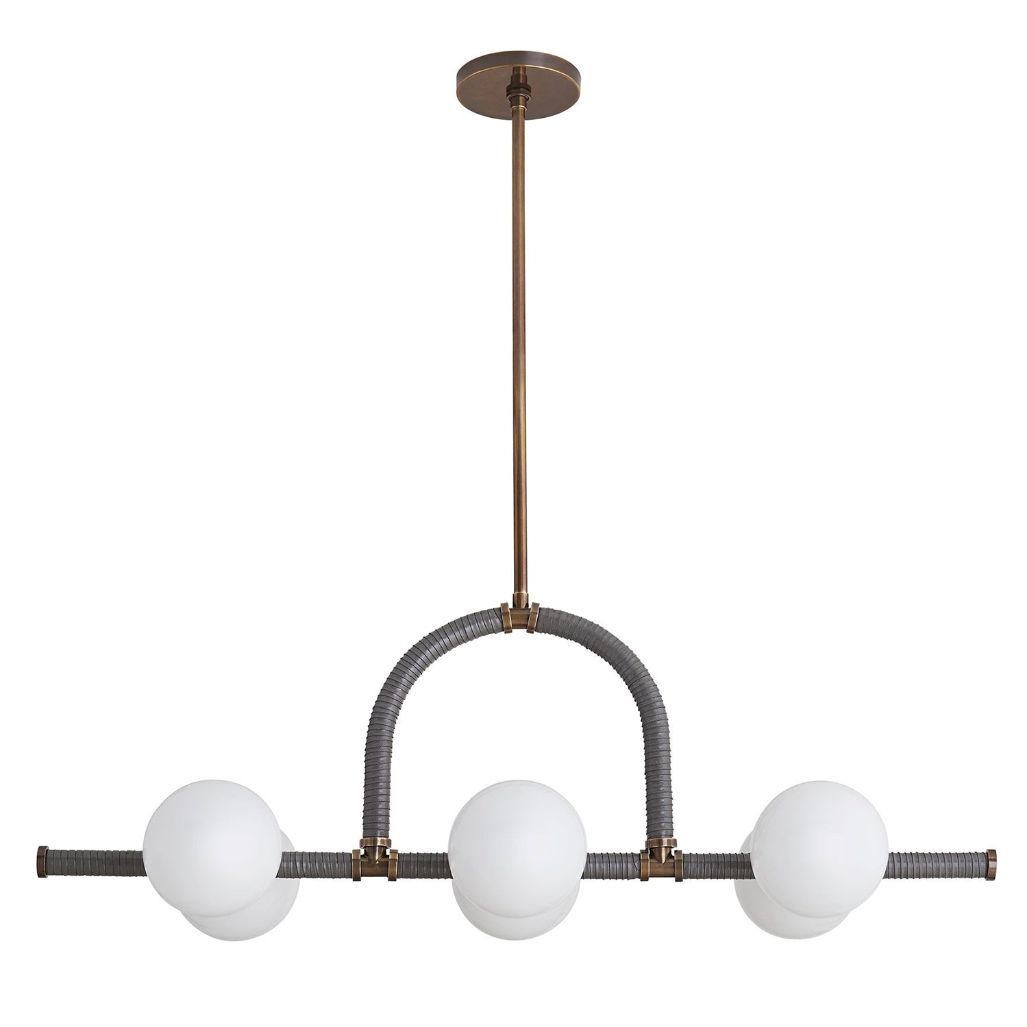 Arteriors Harrison Graphite Linear Chandelier