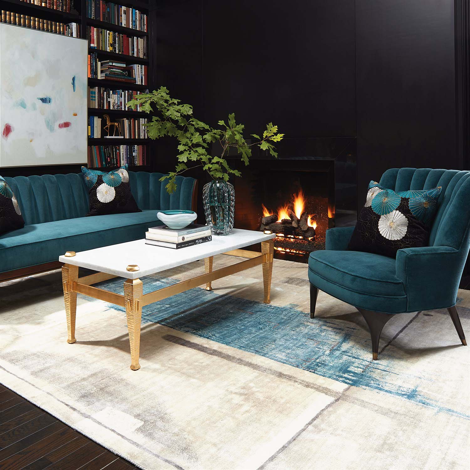 Global Views Art Handwoven Rug