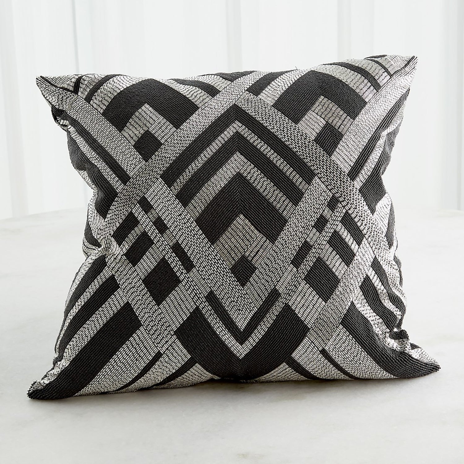 Global Views Woven Line Throw Pillow