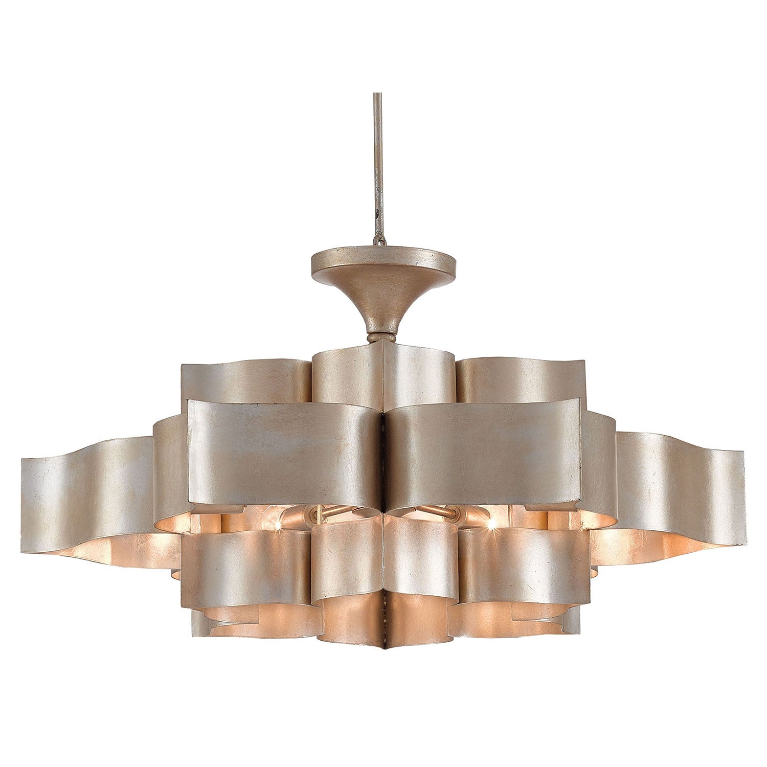 Currey & Co Grand Lotus Large Chandelier