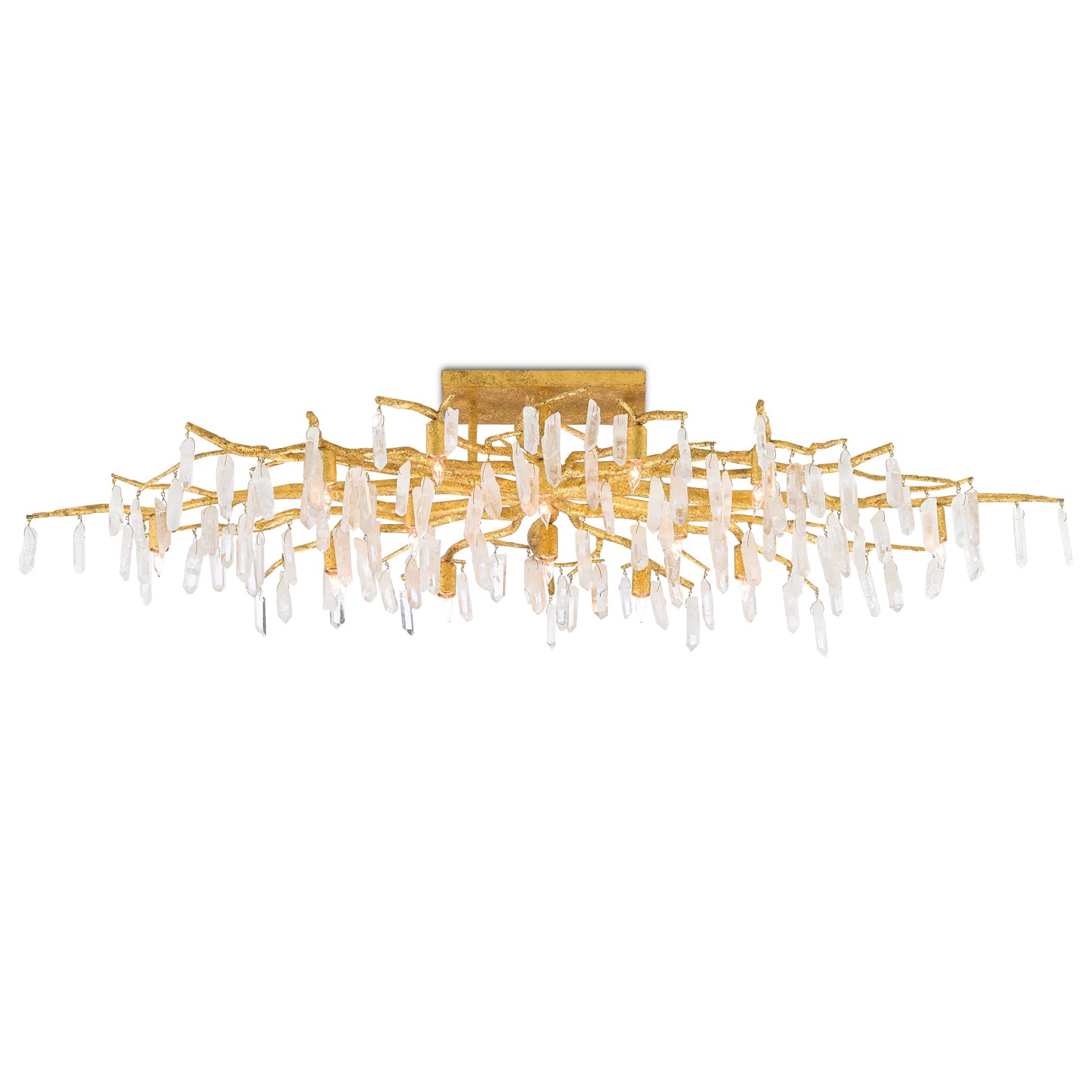 Currey & Co Forest Light Semi-Flush