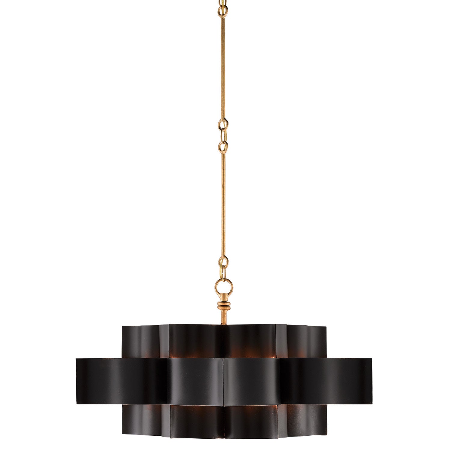 Currey & Co Grand Lotus Large Chandelier