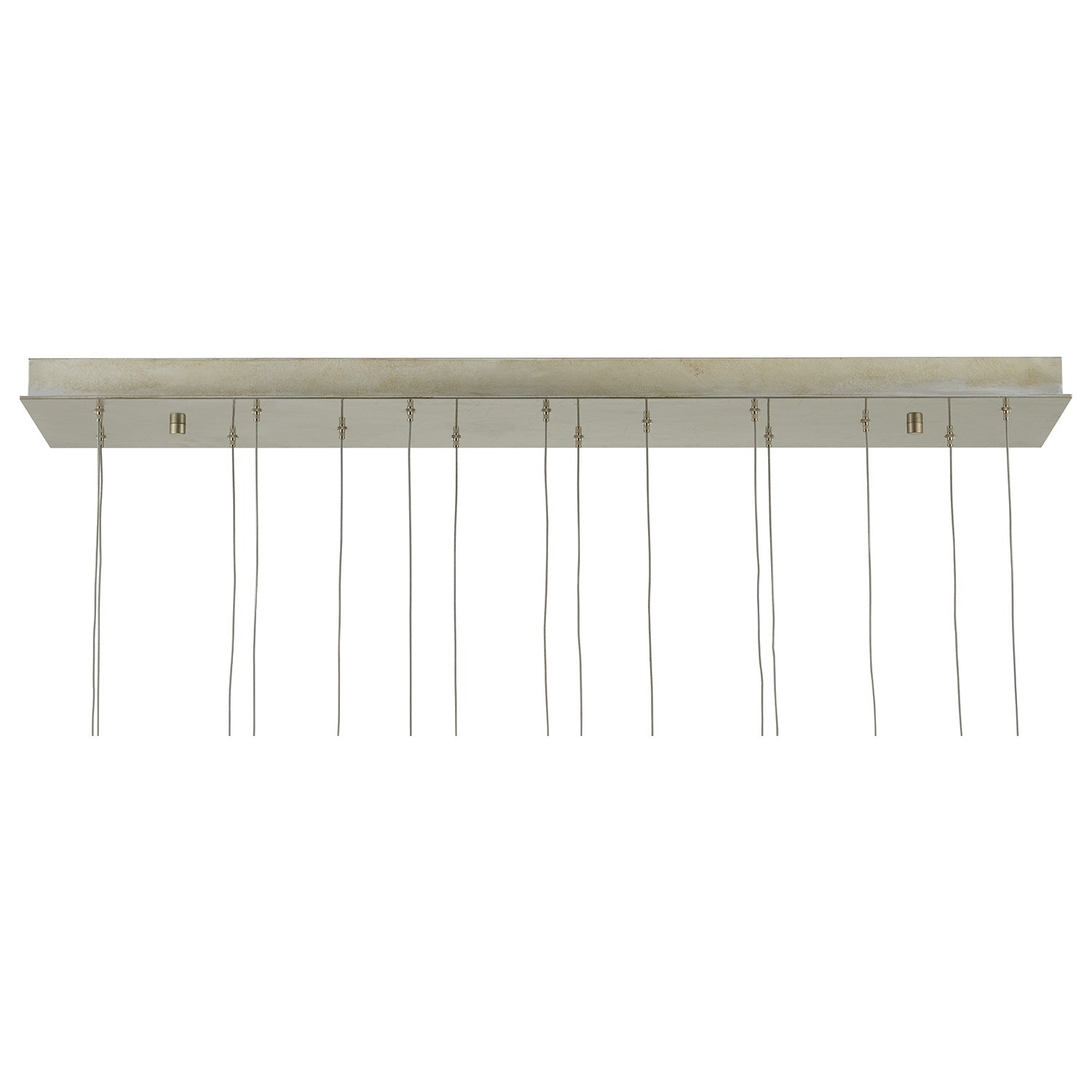 Currey & Co Giro Rectangular 15-Light Multi-Drop Pendant