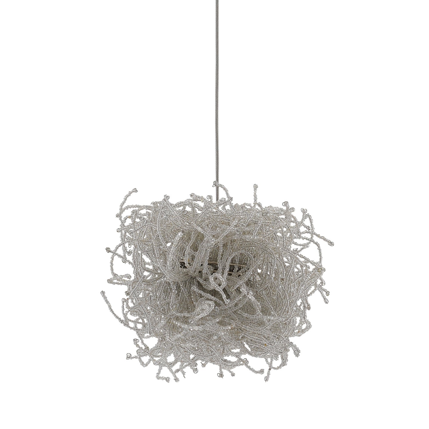 Currey & Co Birds Nest 1-Light Multi-Drop Pendant