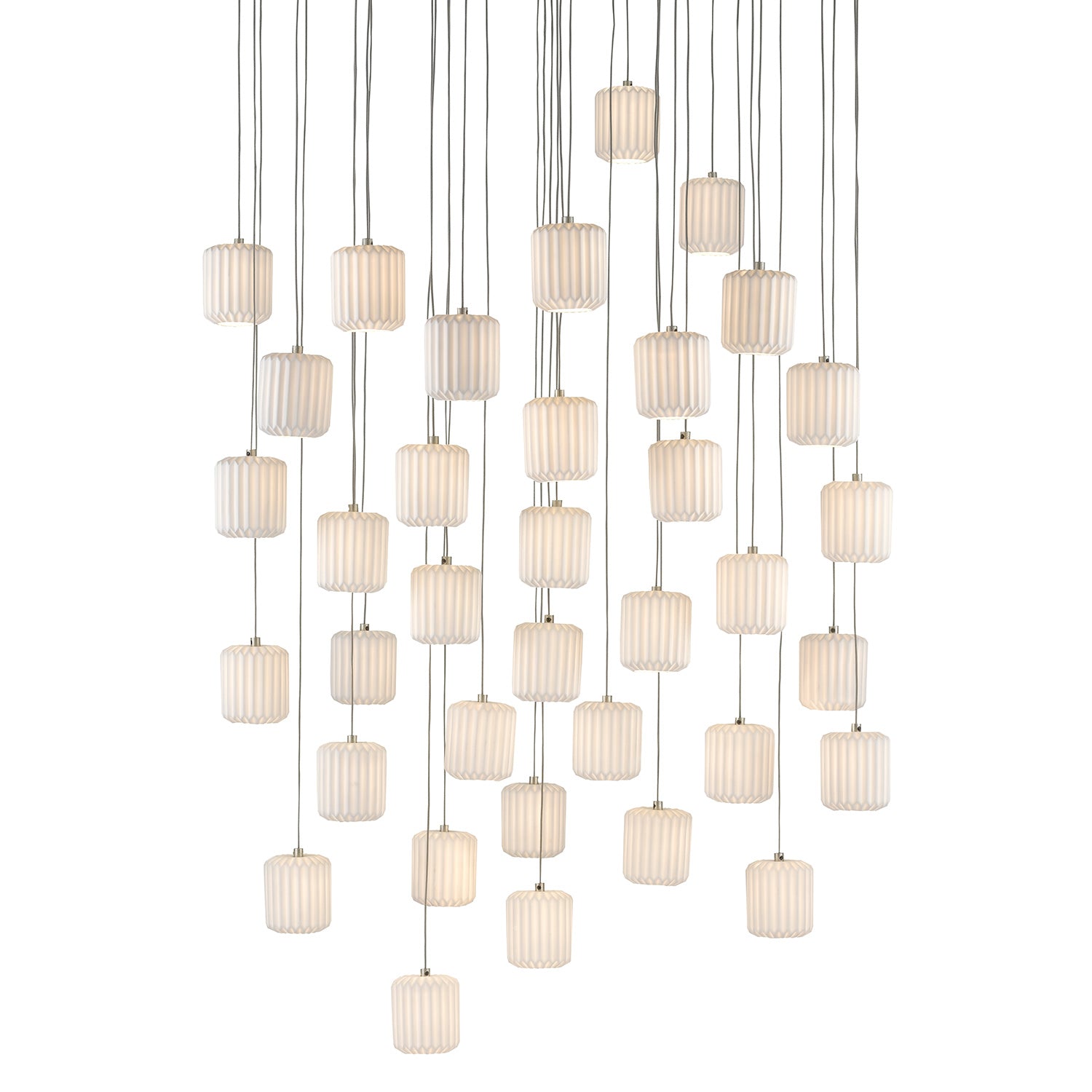Currey & Co Dove 36-Light Multi-Drop Pendant