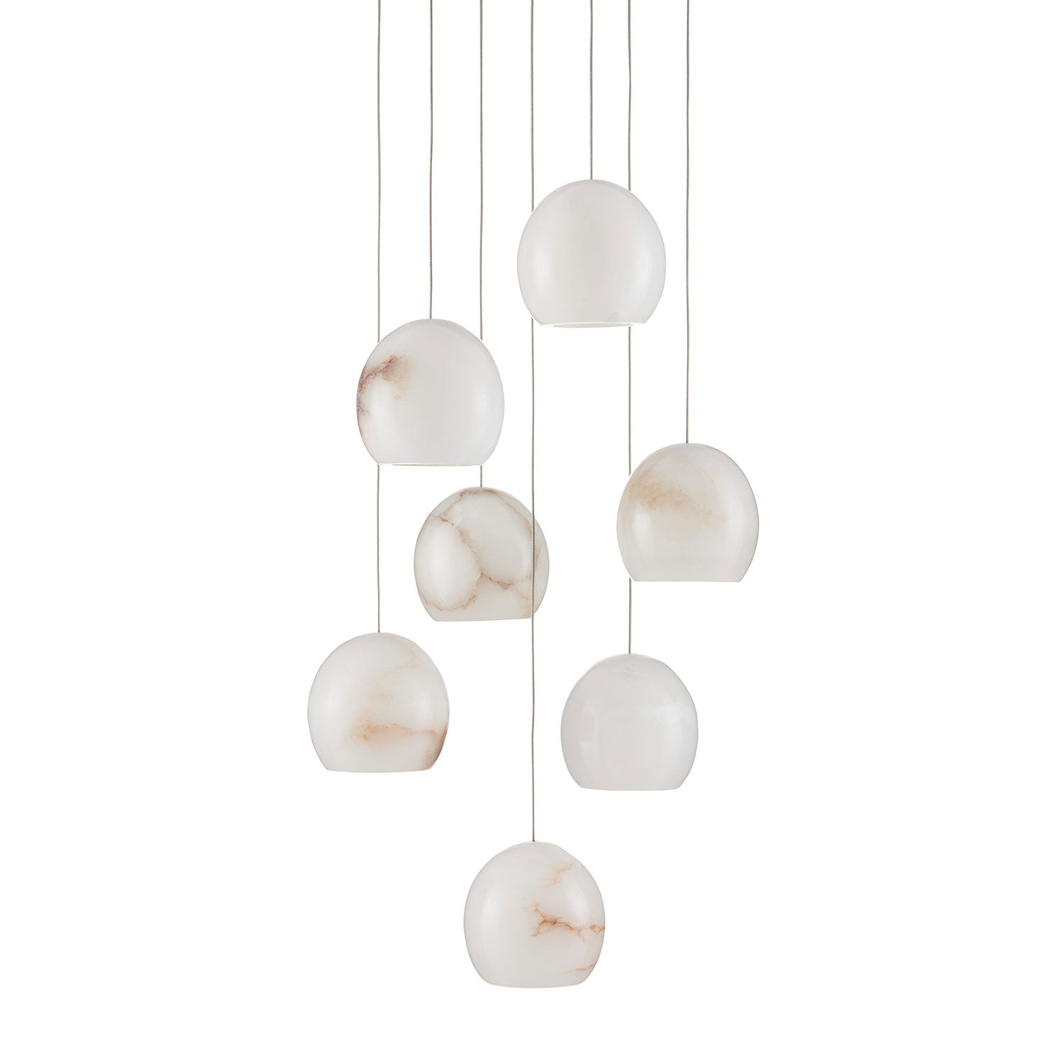 Currey & Co Lazio 7-Light Multi-Drop Pendant