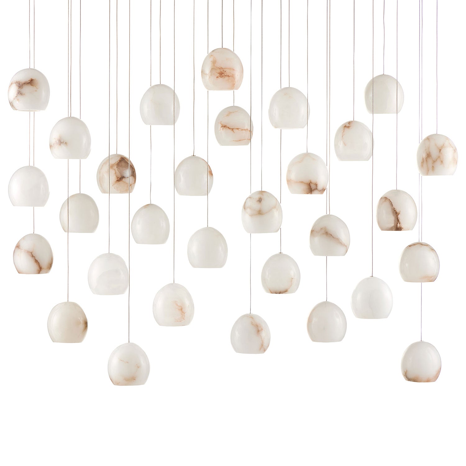 Currey & Co Lazio 30-Light Multi-Drop Pendant