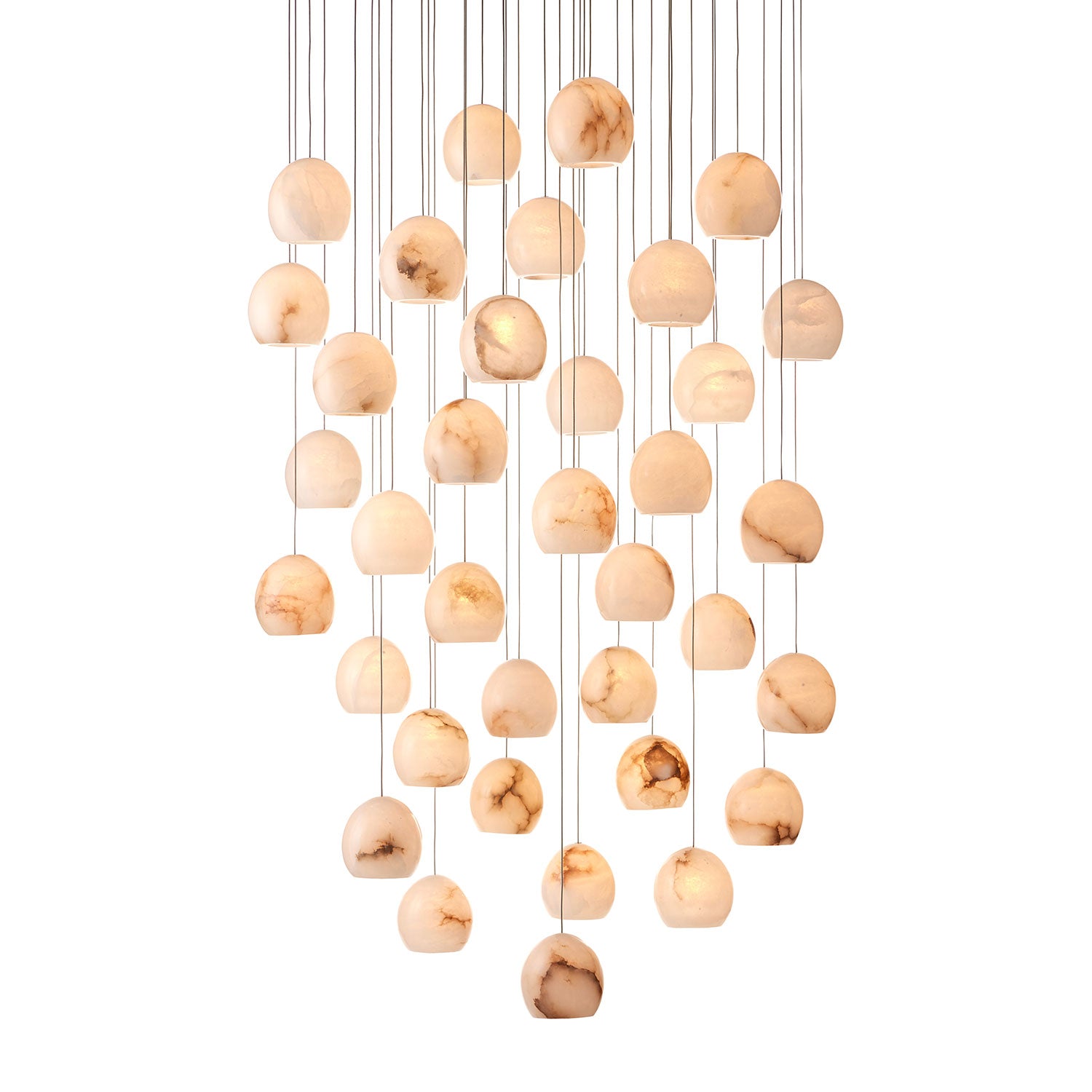 Currey & Co Lazio 36-Light Multi-Drop Pendant