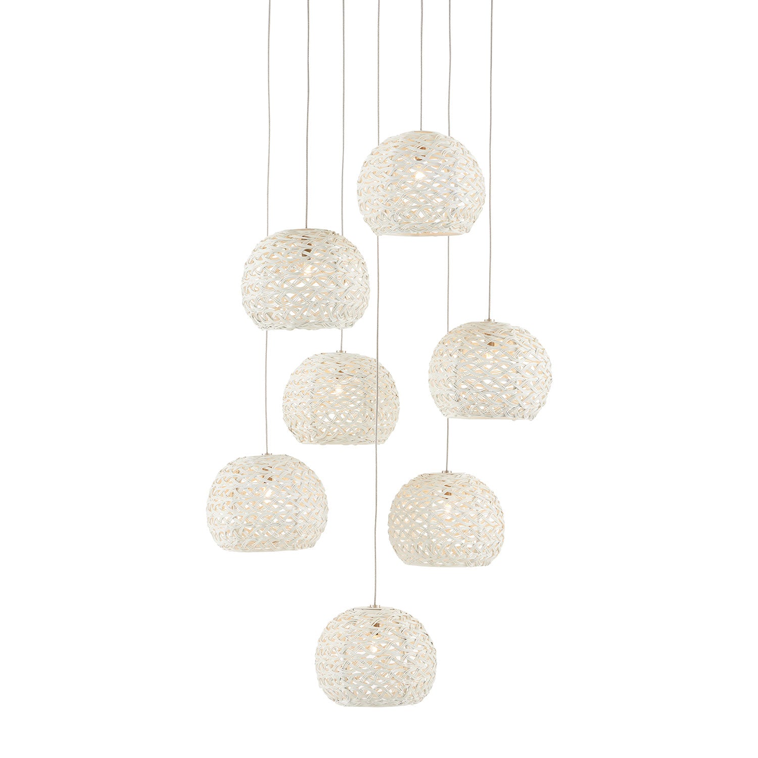 Currey & Co Piero 7-Light Multi-Drop Pendant