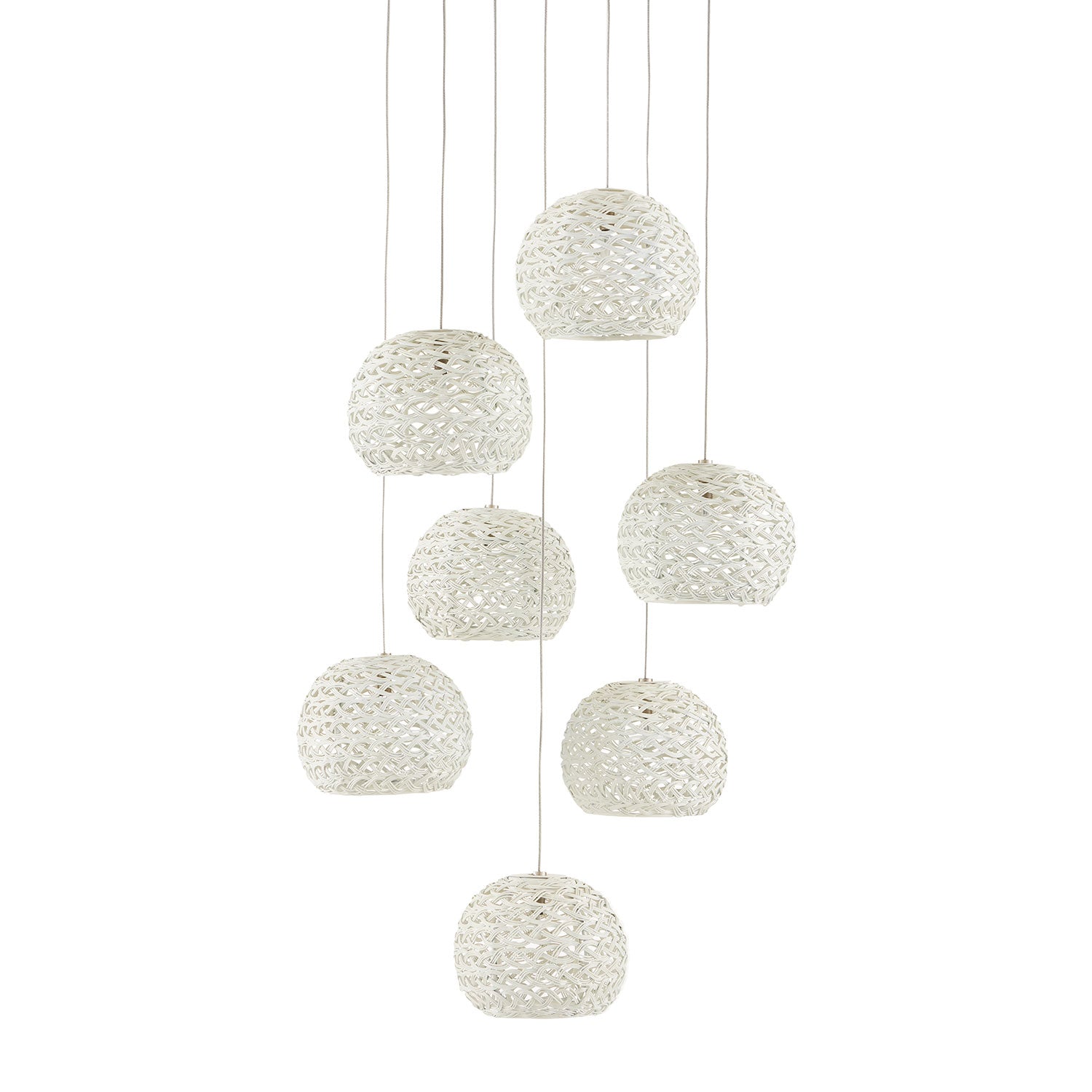 Currey & Co Piero 7-Light Multi-Drop Pendant