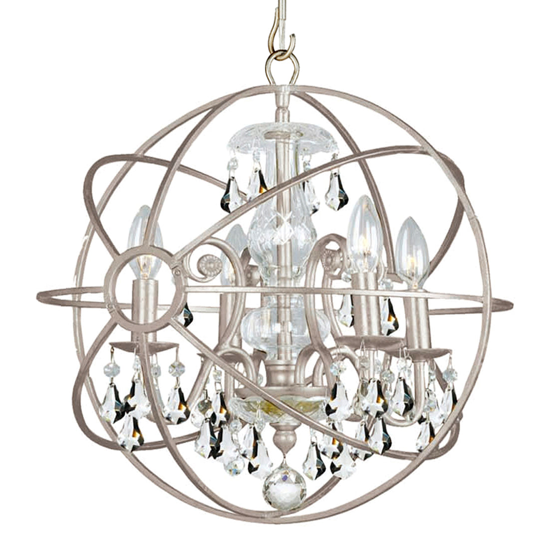 Crystorama Solaris 4-Light Mini Chandelier