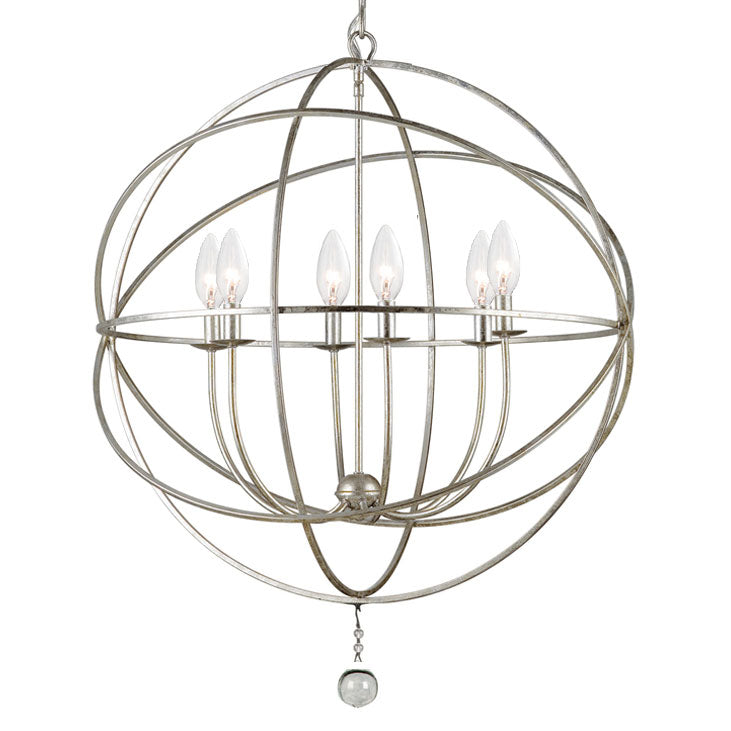 Crystorama Solaris 9226 6-Light Sphere Chandelier