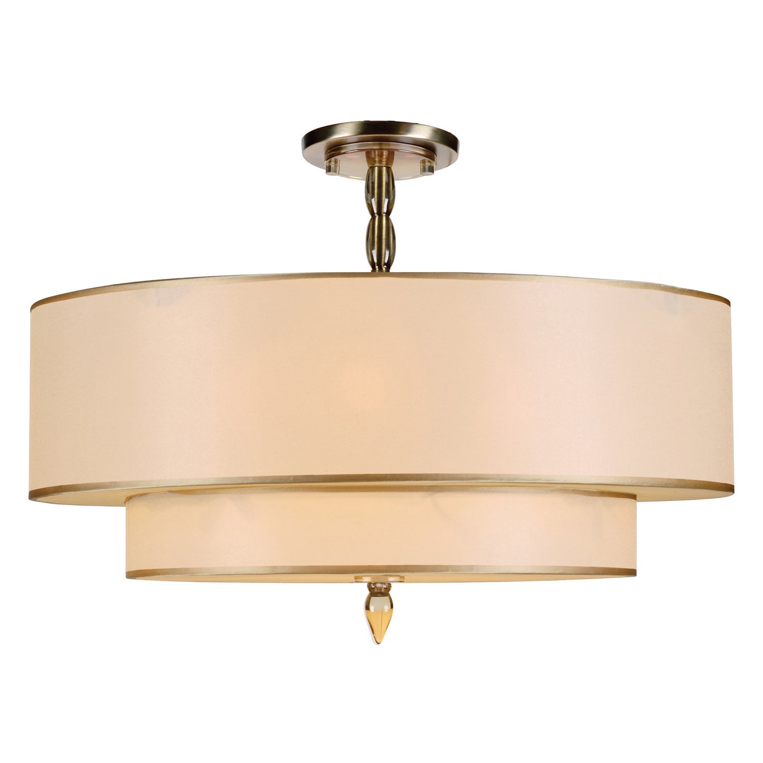 Crystorama Luxo Semi Flush Ceiling Mount
