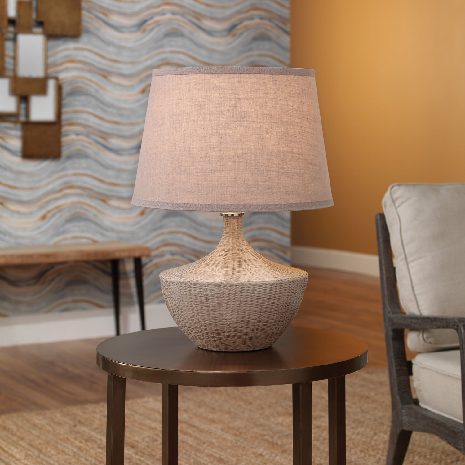 Jamie Young Basketweave Table Lamp