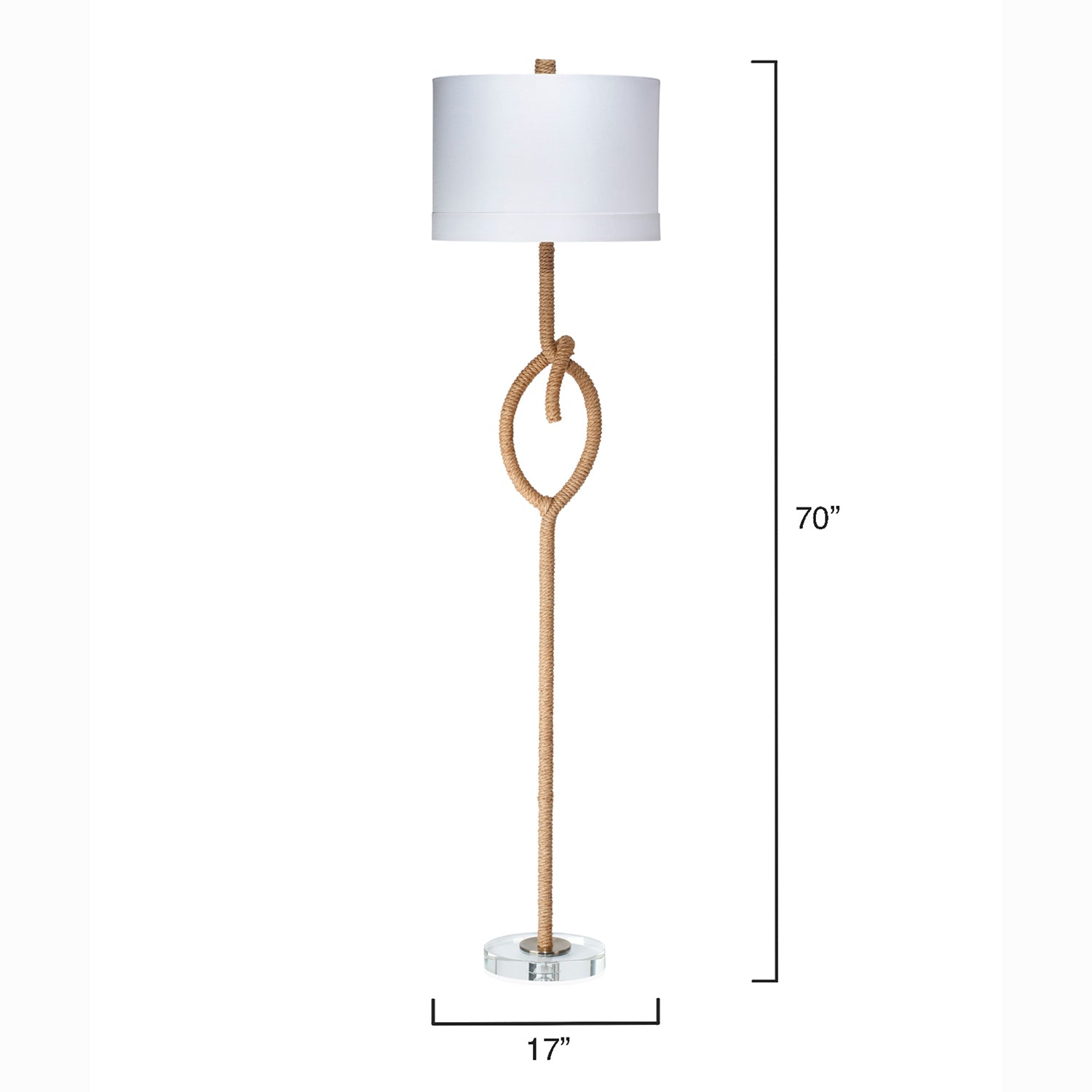Jamie Young Knot Rope Floor Lamp