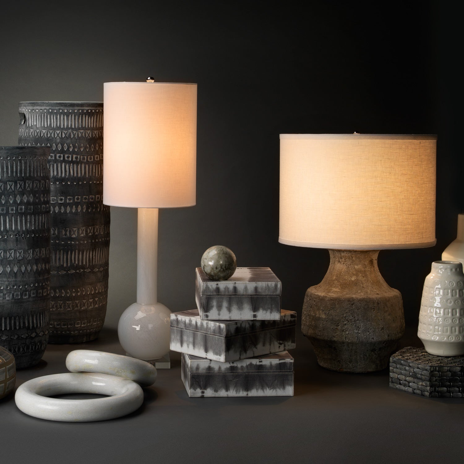 Jamie Young Masonry Table Lamp