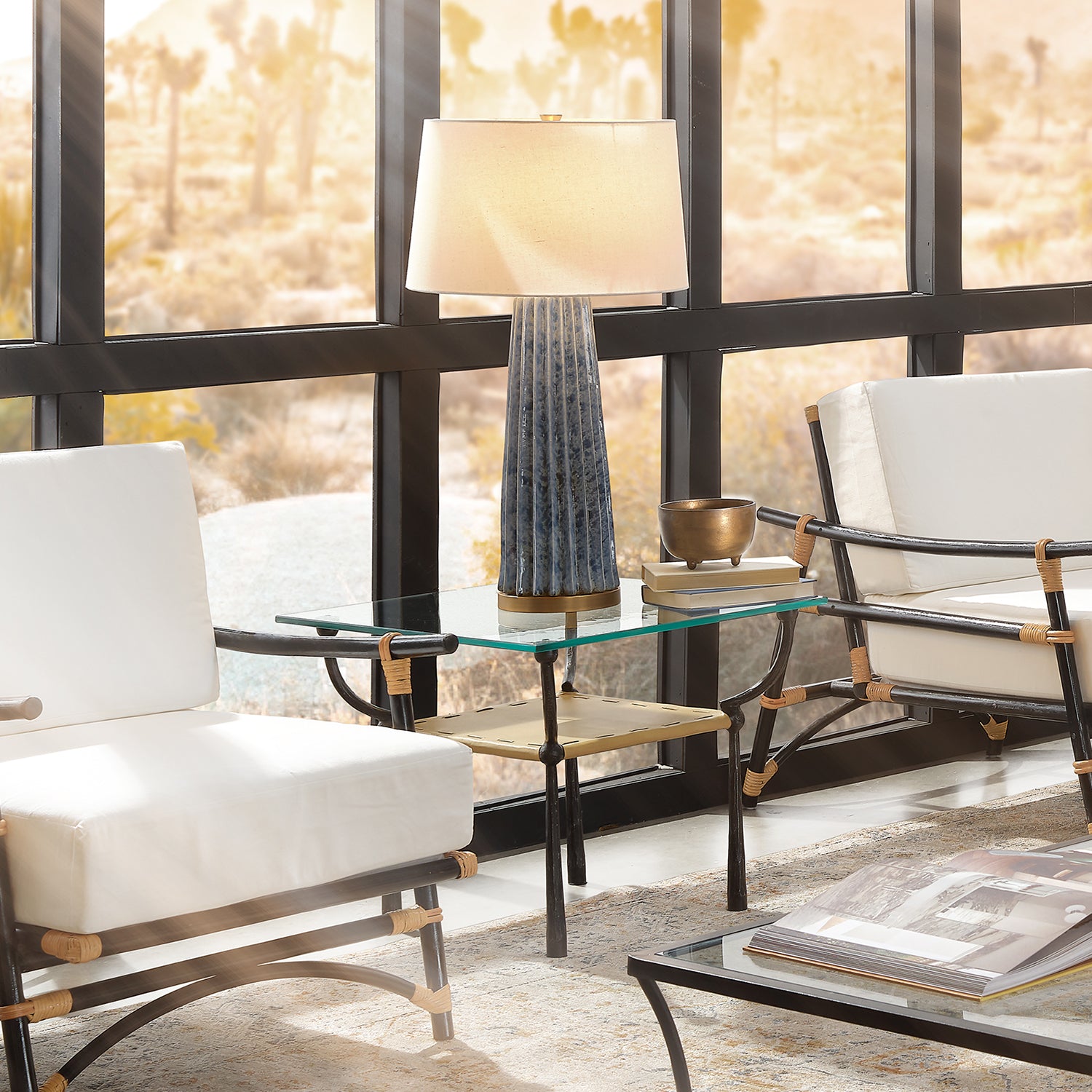 Jamie Young Pleated Table Lamp