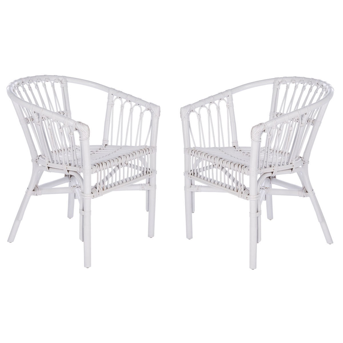Hickey Rattan Accent Chair Set of 2