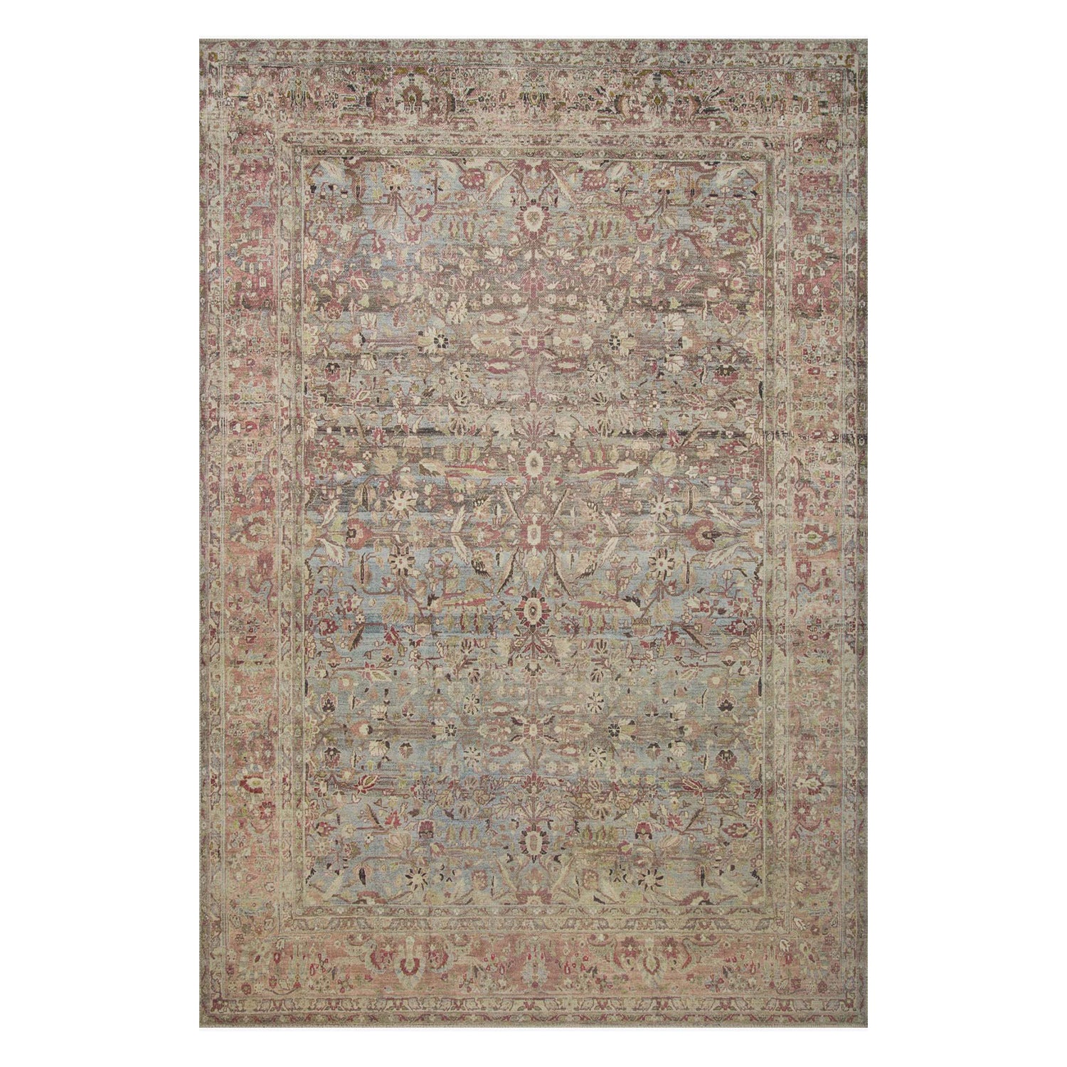 Loloi Adrian Ocean/Clay Power Loomed Rug