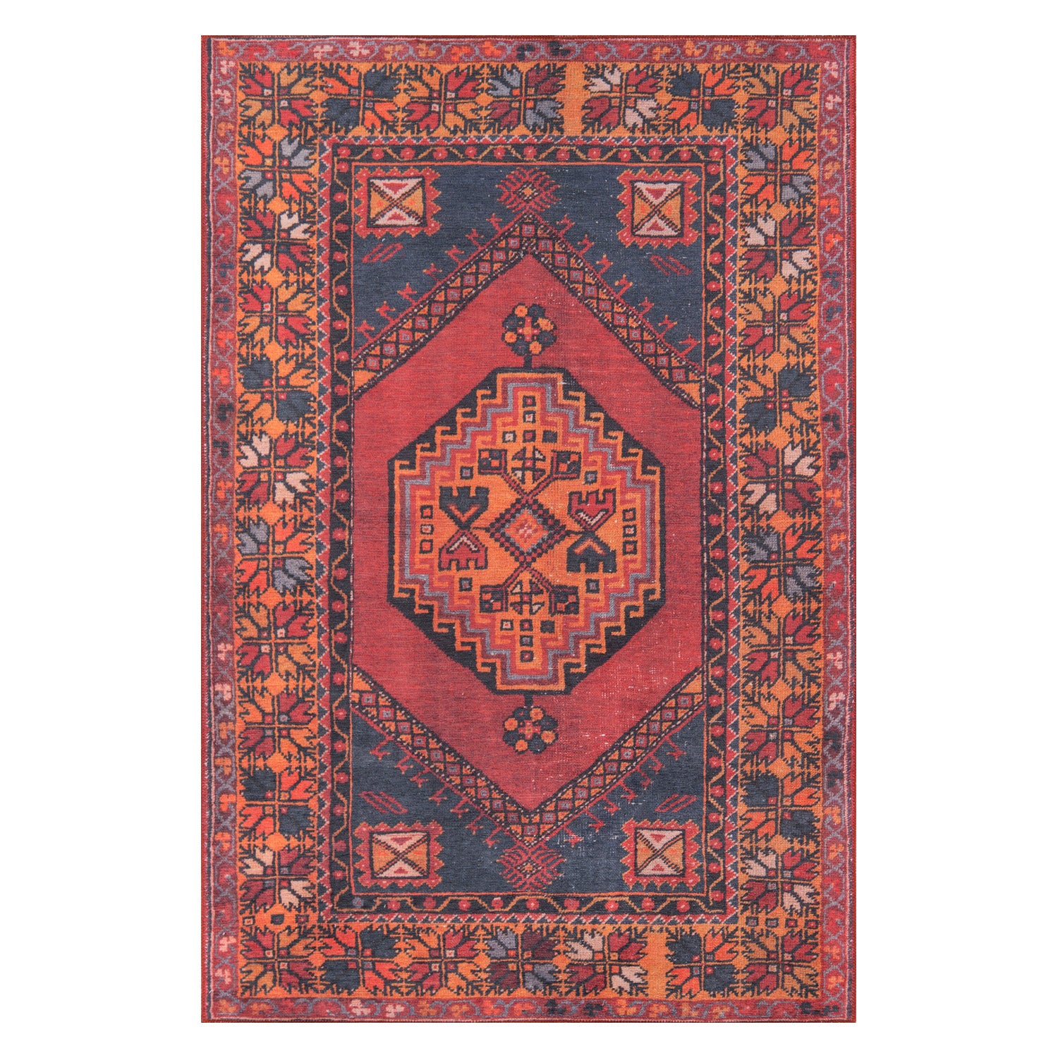 Aarav Elite Machine Made Rug - Paynes Gray