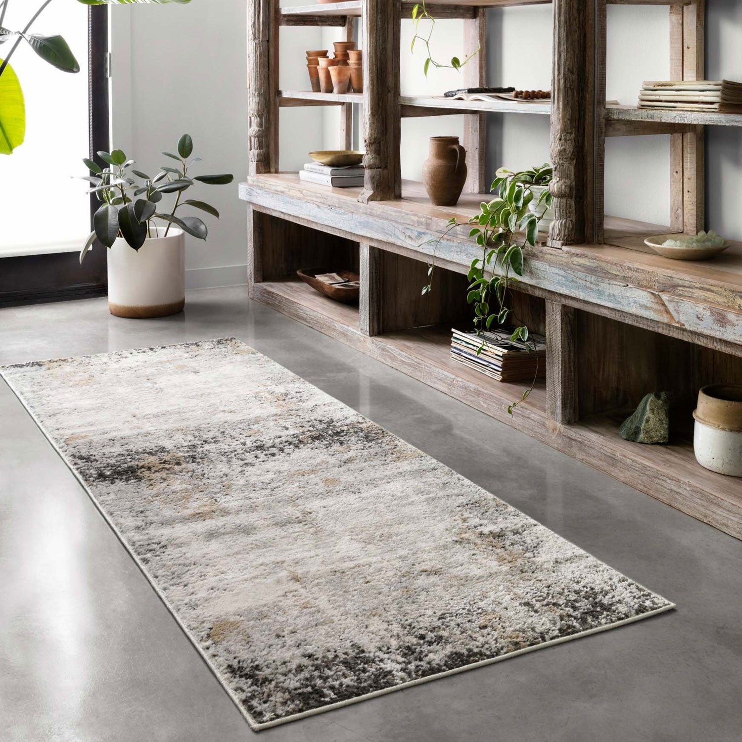 Loloi Alchemy Granite/Gold Power Loomed Rug