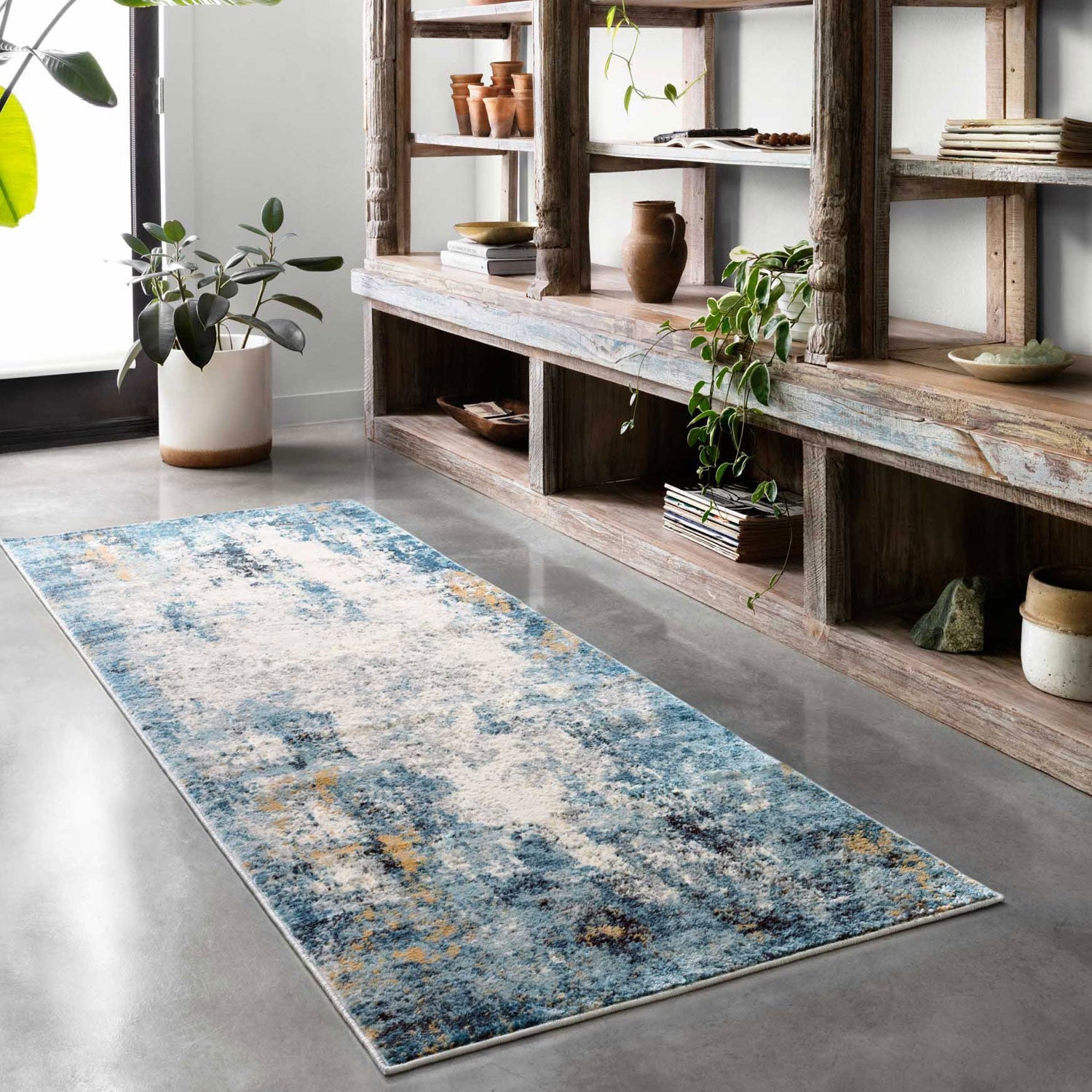 Loloi Alchemy Denim/Ivory Power Loomed Rug