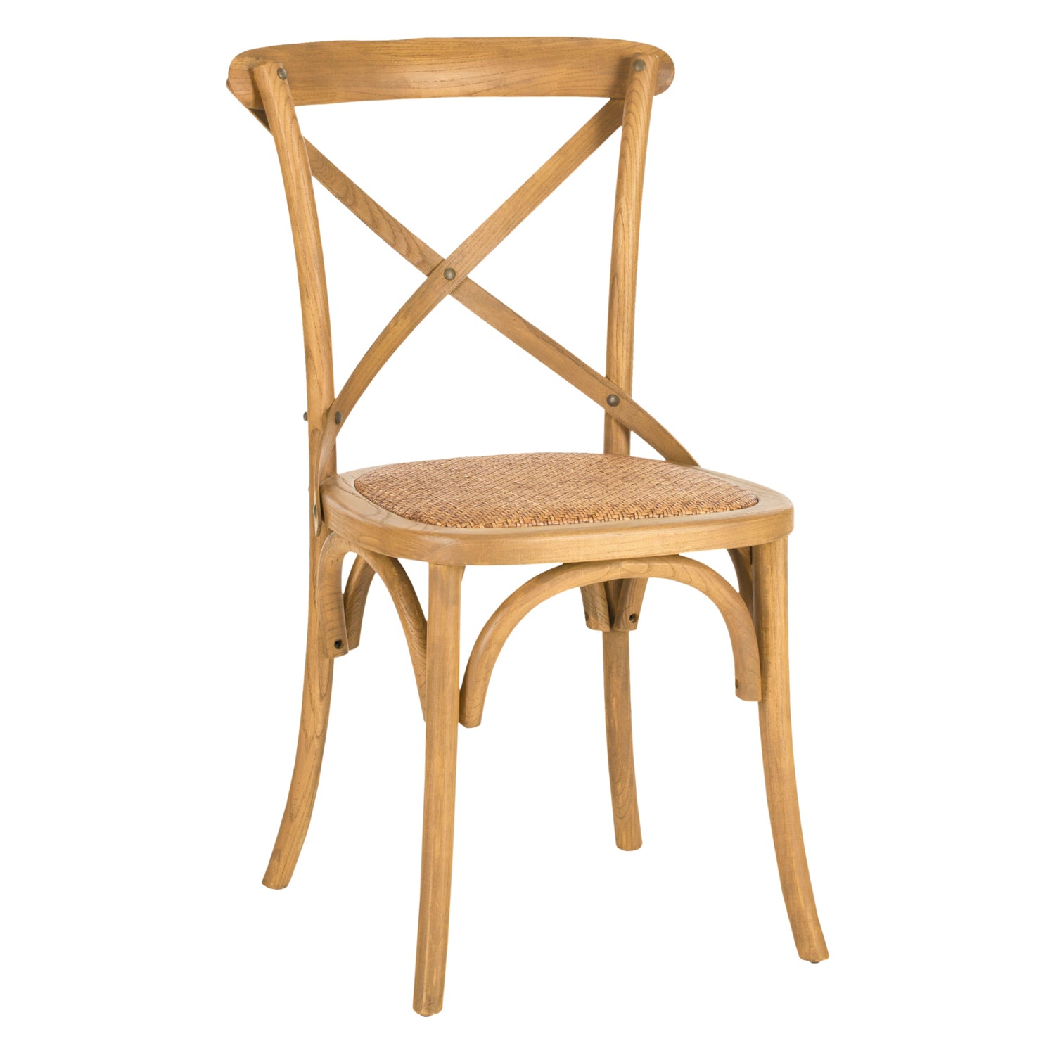 Oak Hill X-Back Dining Chair Set of 2