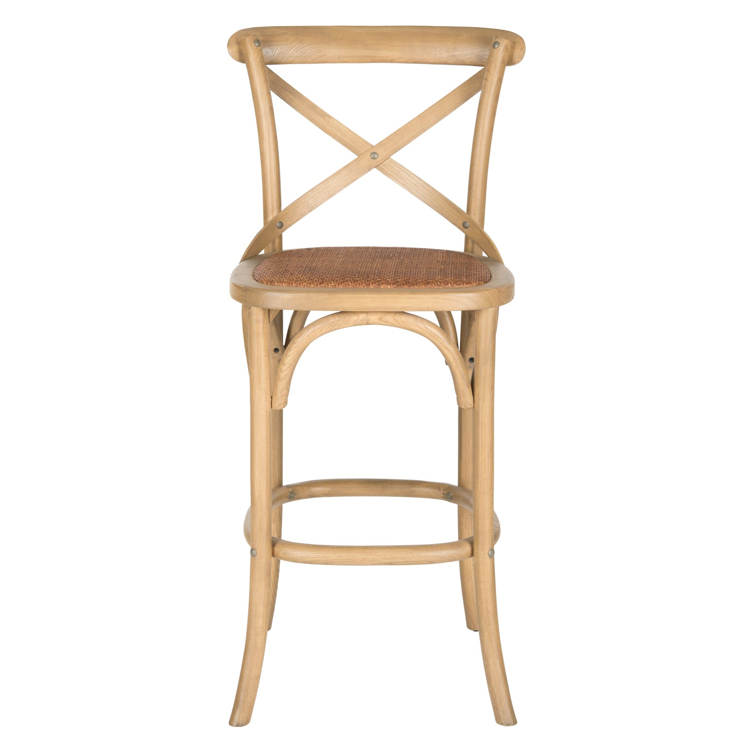 Oak Hill X-Back Bar Stool