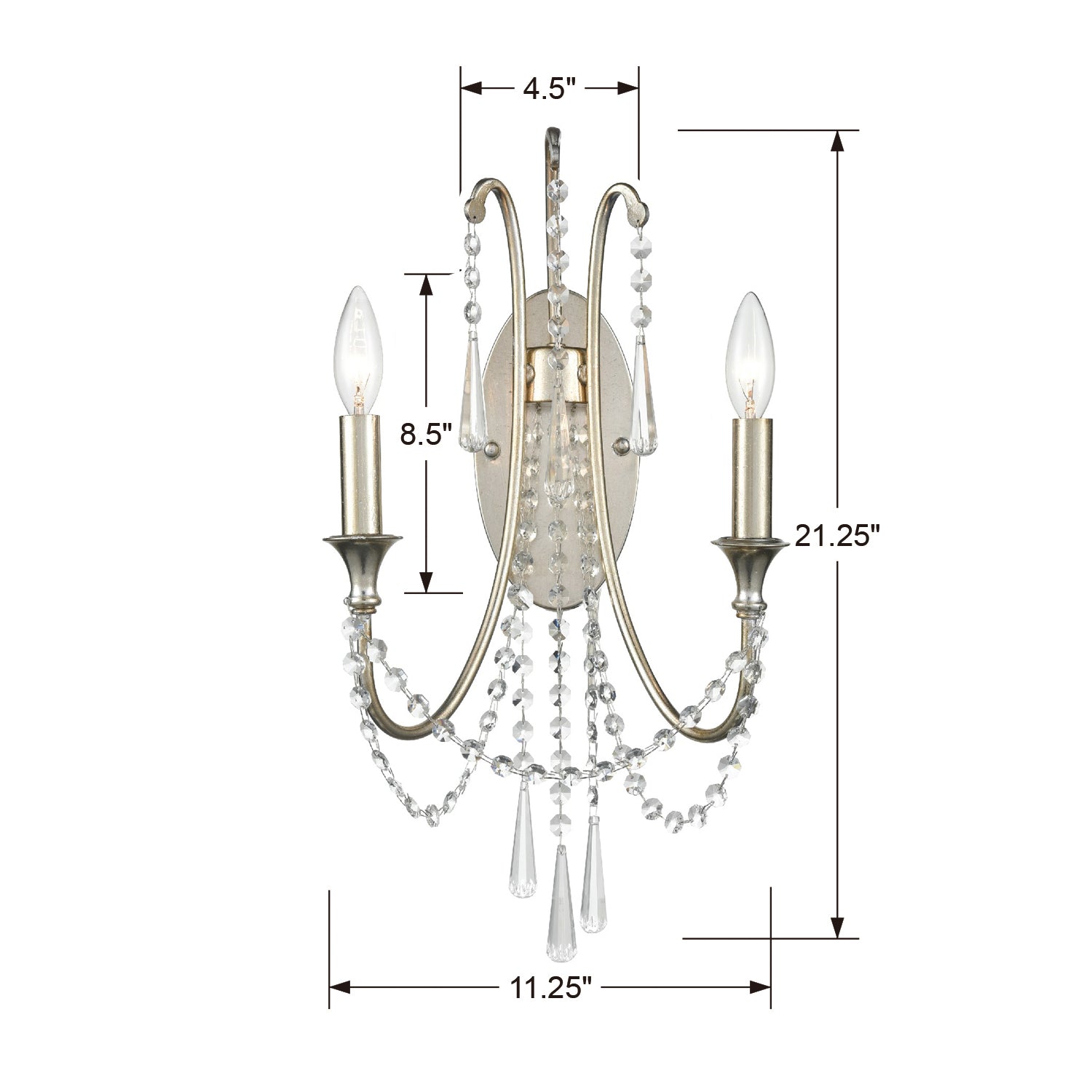 Crystorama Arcadia Wall Sconce