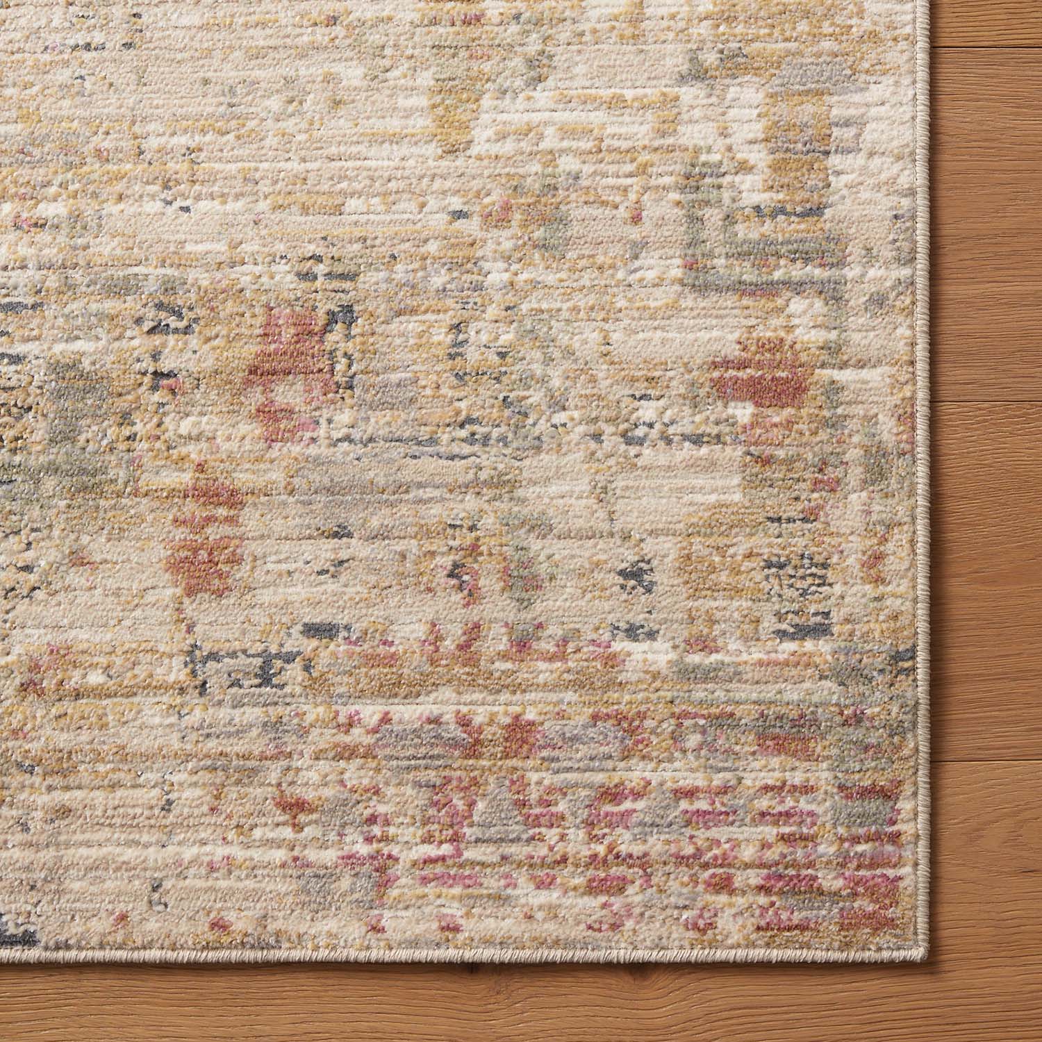 Loloi Arden Sand/Multi Power Loomed Rug