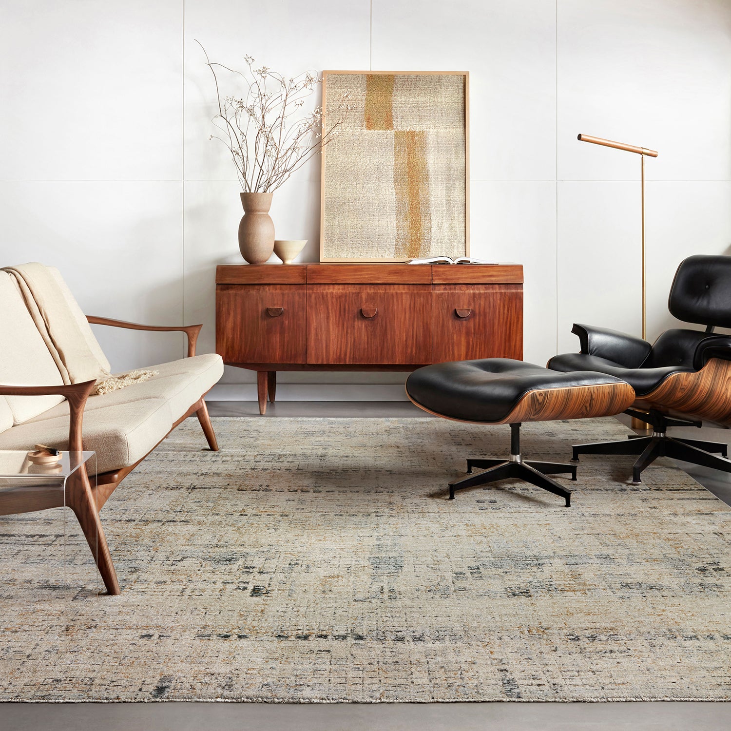 Loloi Axel Stone/Sky Power Loomed Rug